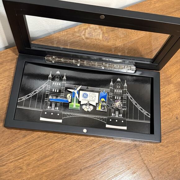 GE General Electric Official London 2012 Olympics Pin Badges Box Set Numbered - Picture 3 of 9